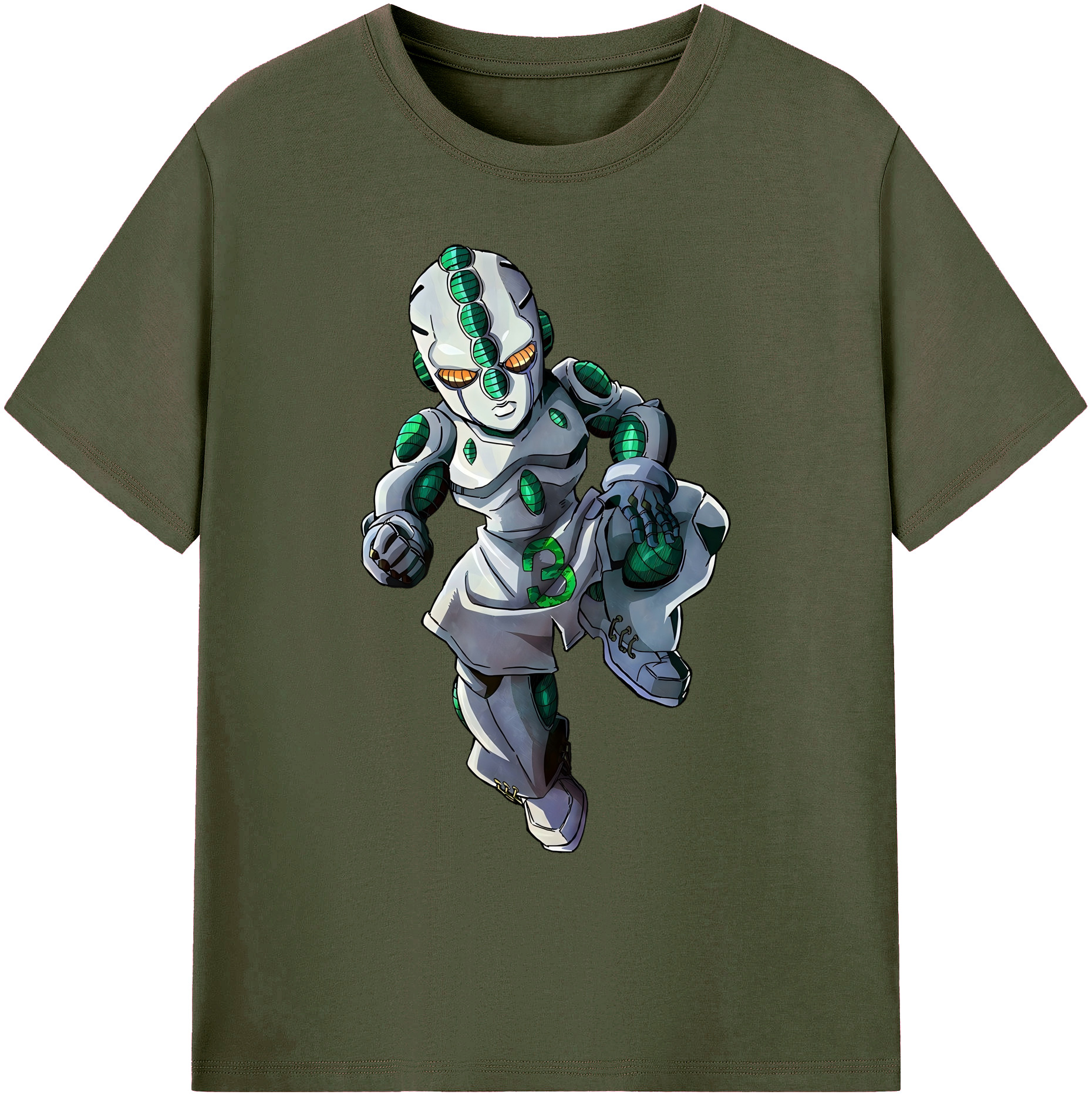 （画像用） ジョジョの奇妙な冒険 広瀨康一 JoJo's Bizarre Adventure Hirose Koichi 綿100％ メンズ半袖Tシャツ｜肌触りやわらか＆通気性